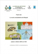 Locandina sulla mostra di Filippo Biagioli alla Nisolina Art Space